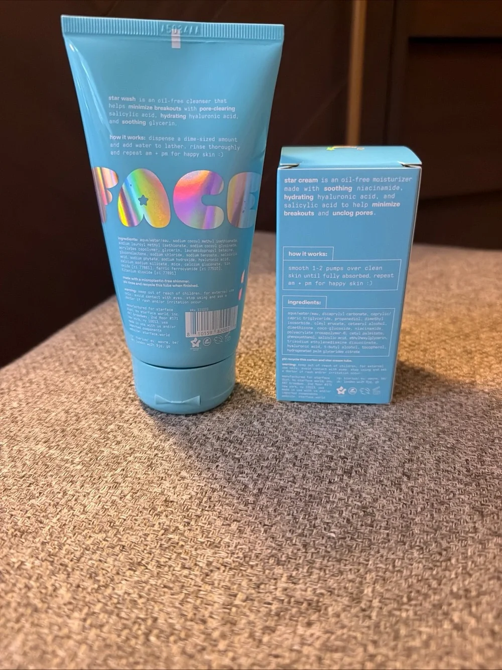 STARFACE Wash Cleanser & Star Cream Moisturizer Set